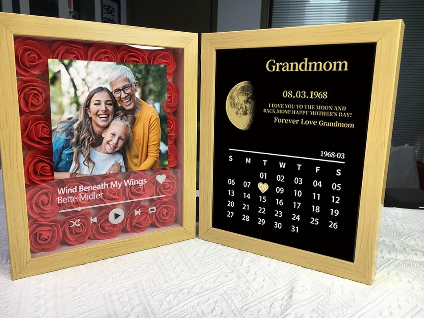 Klyvora Personalized Love Calendar Frame