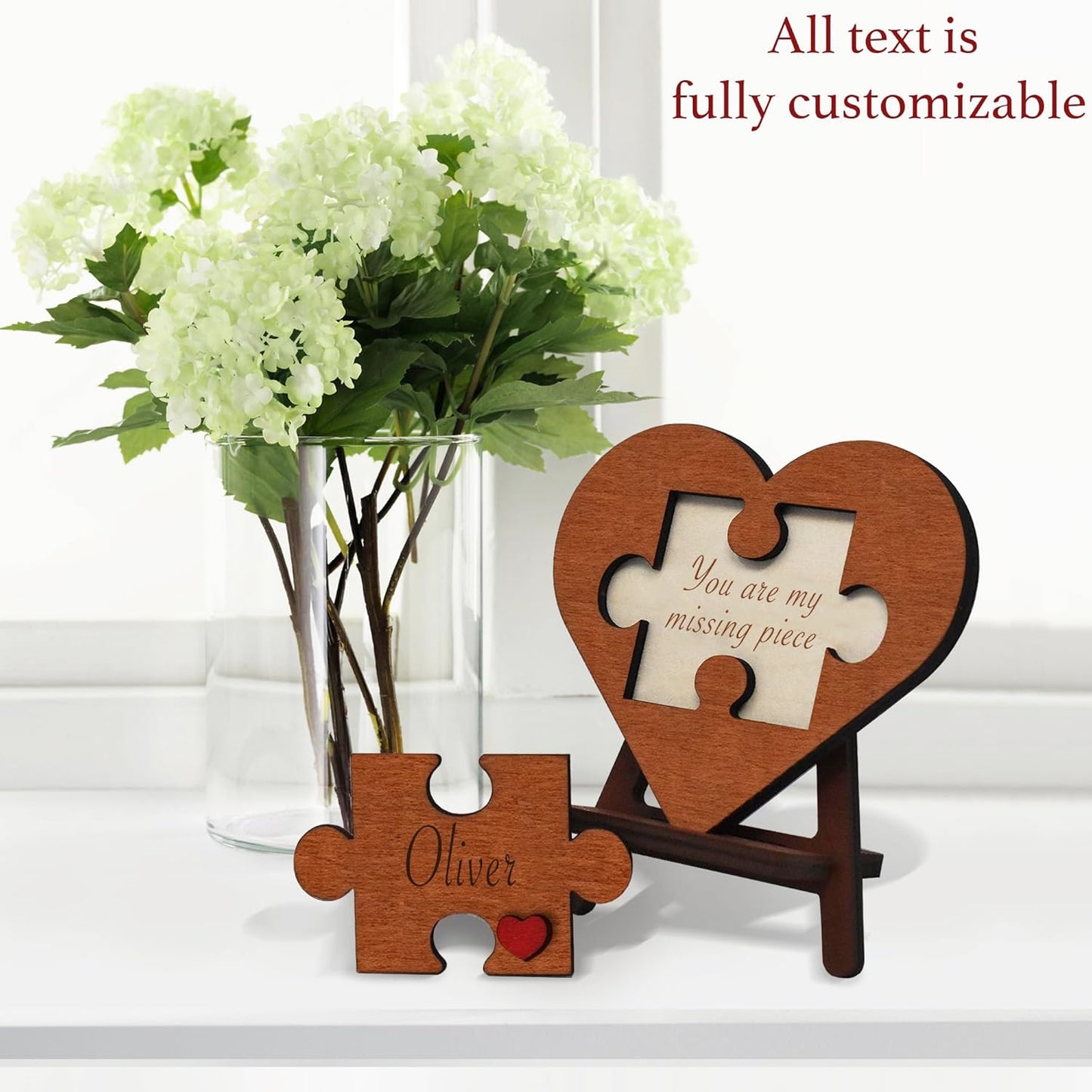 Personalized Love Puzzle Piece Sign