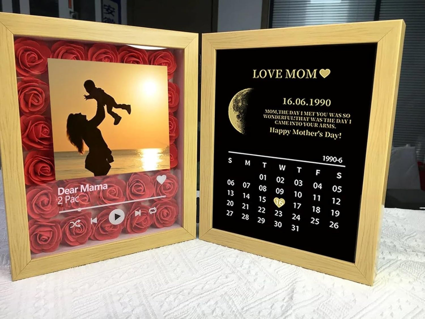 Klyvora Personalized Love Calendar Frame