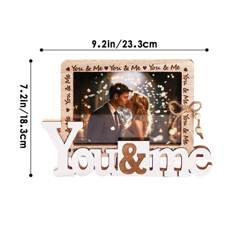 You & Me Love Picture Frame