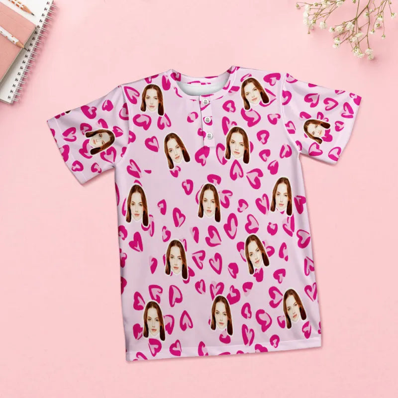 Personalized Women's Pajamas with Photos of Faces