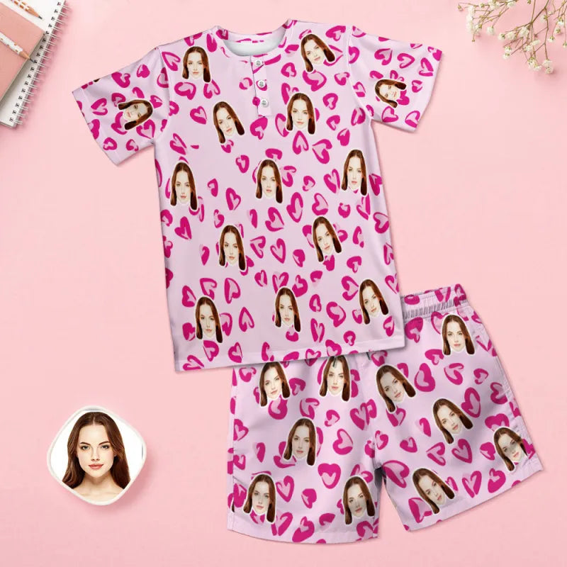 Personalized Women's Pajamas with Photos of Faces